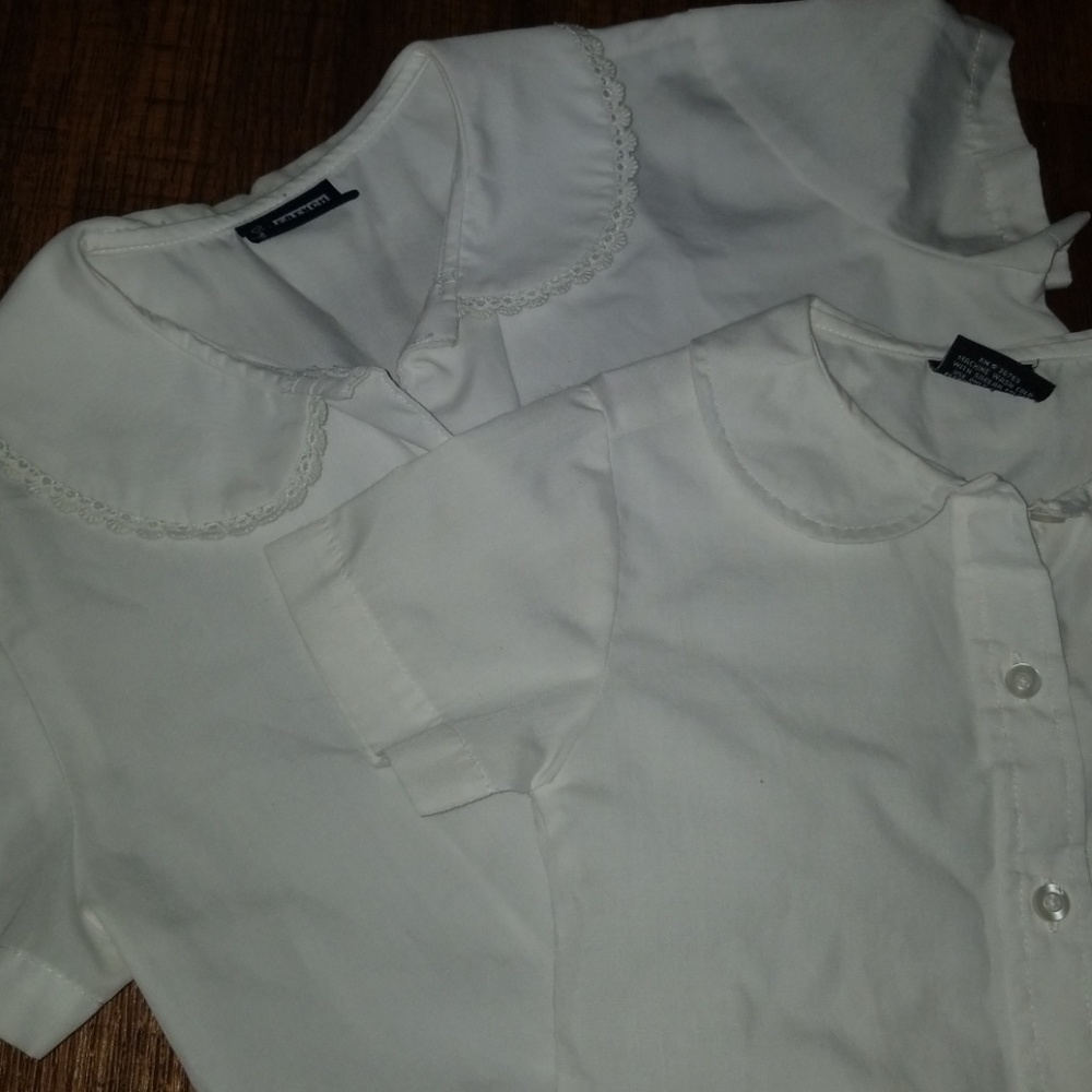 Uniform Tops Collared